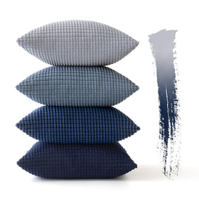 MIULEE blue cover with hidden zipper supports easy insert removal and clean aesthetics.