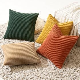 MIULEE set of 4 pillow covers to refresh bedroom or sofa styling.