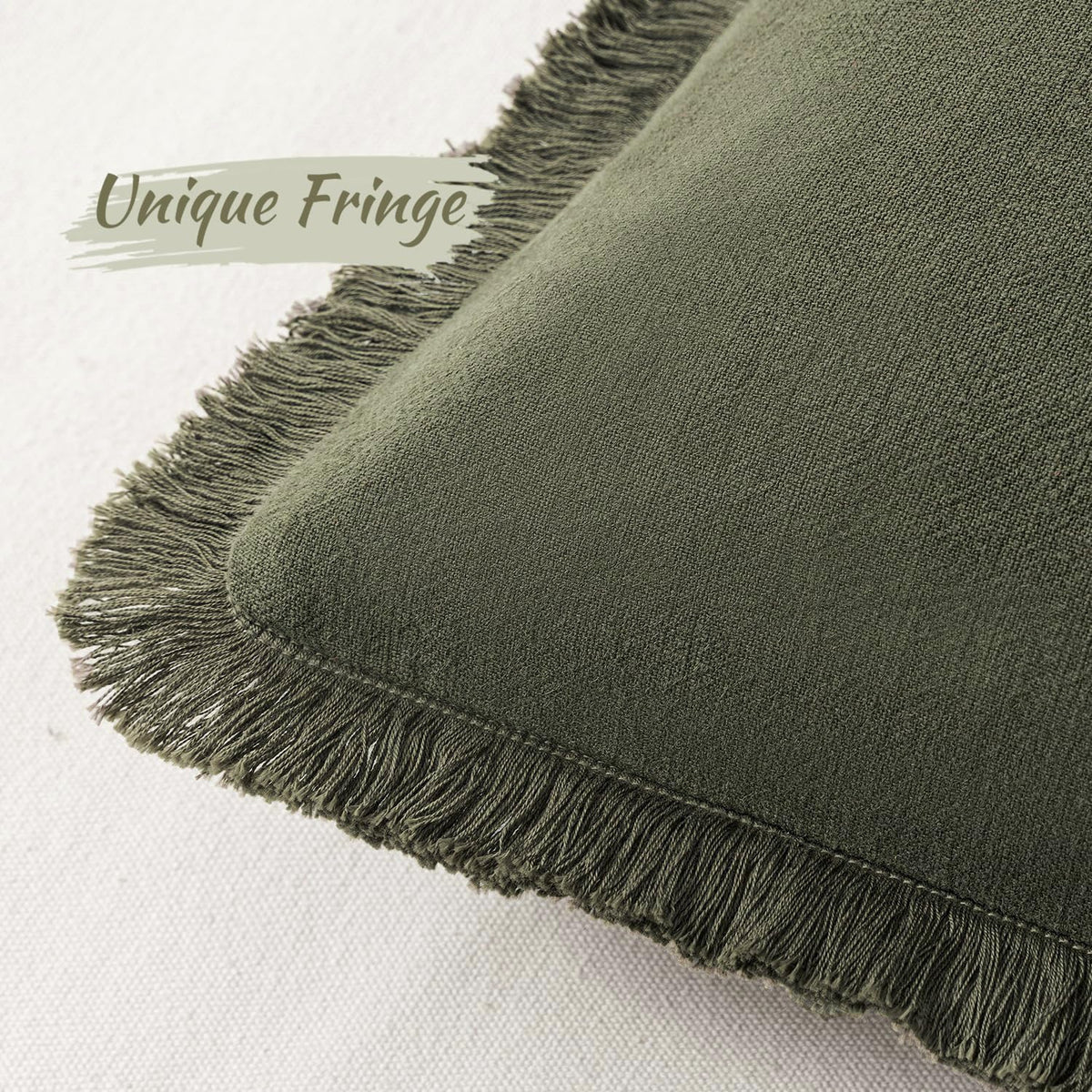MIULEE boho fringe edge pillow cover adds casual elegance to sofas.