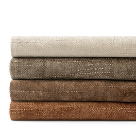 MIULEE 4-pack display of brown chenille pillow covers for versatile decor