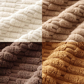 MIULEE brown corduroy pillow cover 18x18 adds earthy warmth