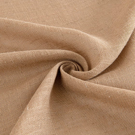 MIULEE brown linen curtains packaging shows two panels ready to install.