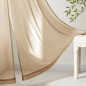 MIULEE curtains enhance bedrooms and living rooms with elegant breezy mood
