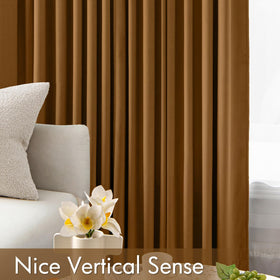 MIULEE Golden Brown Velvet Curtains may show color variation under lighting.