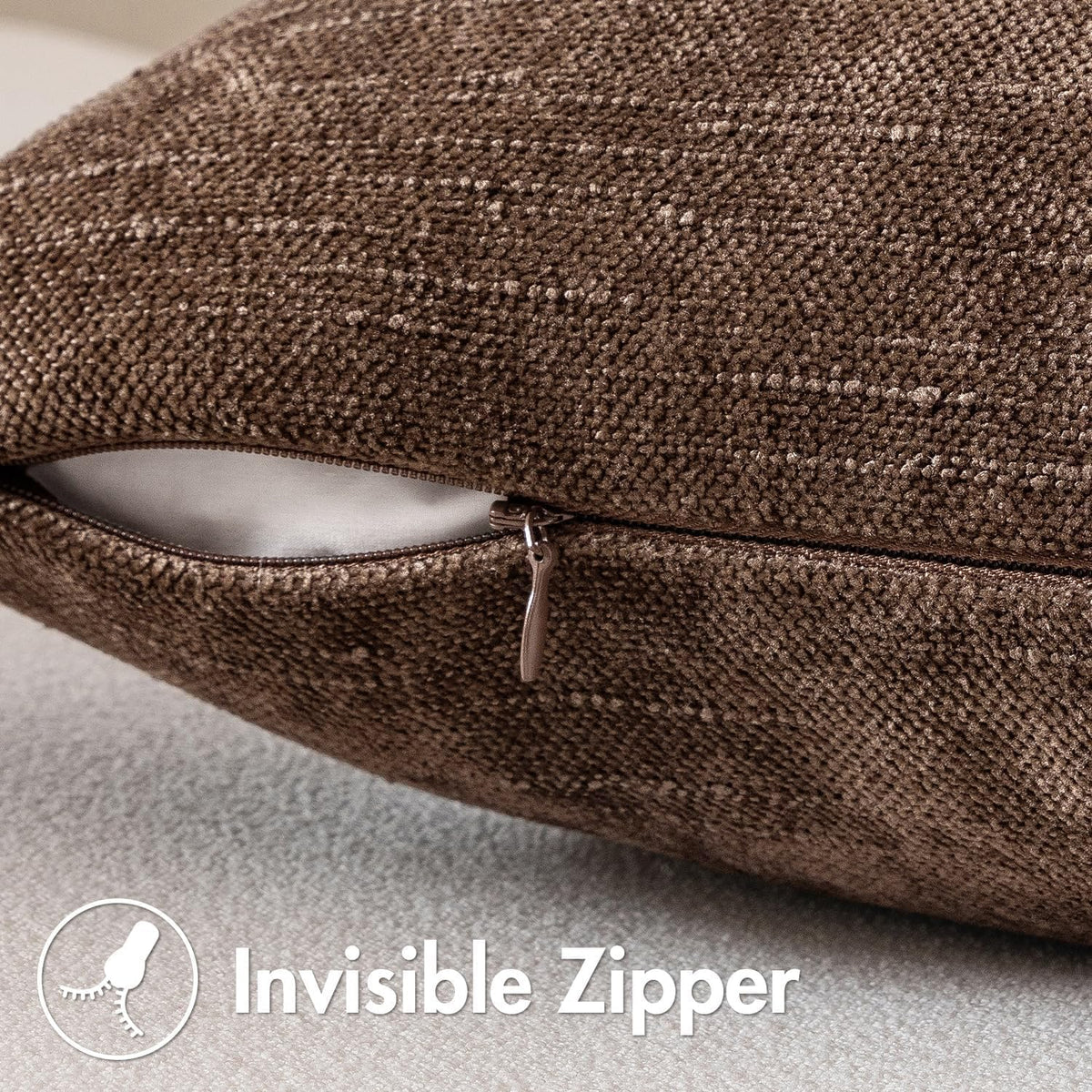 MIULEE care details close-up shows durable fabric and subtle texture