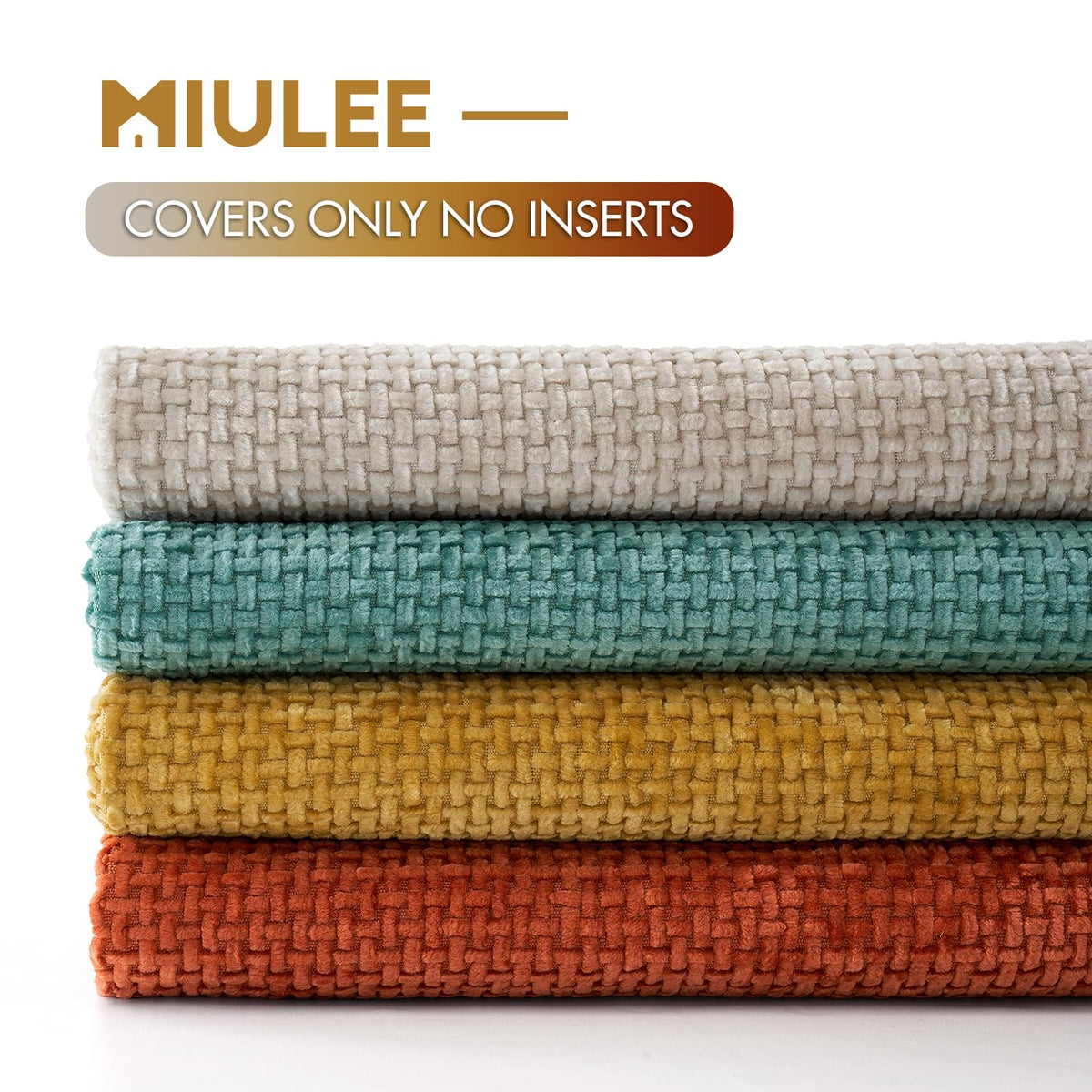MIULEE care-friendly pillow covers are machine-washable