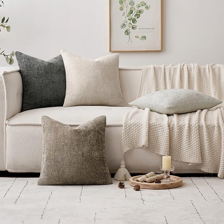 MIULEE 16x16 cushion covers are easy to care for and machine washable.