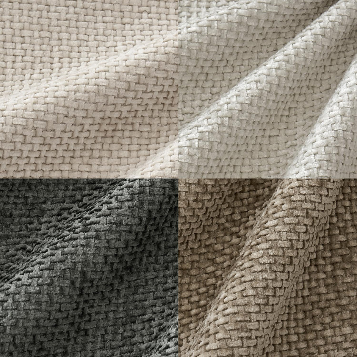 MIULEE chenille close-up highlights plush pile and rich fabric.