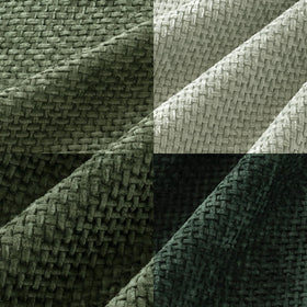 MIULEE set of 4 pillow covers enhances living room decor with cohesive green tone