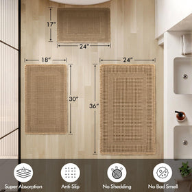 MIULEE cloud-soft comfort after shower highlighted by flexible waffle yarn.