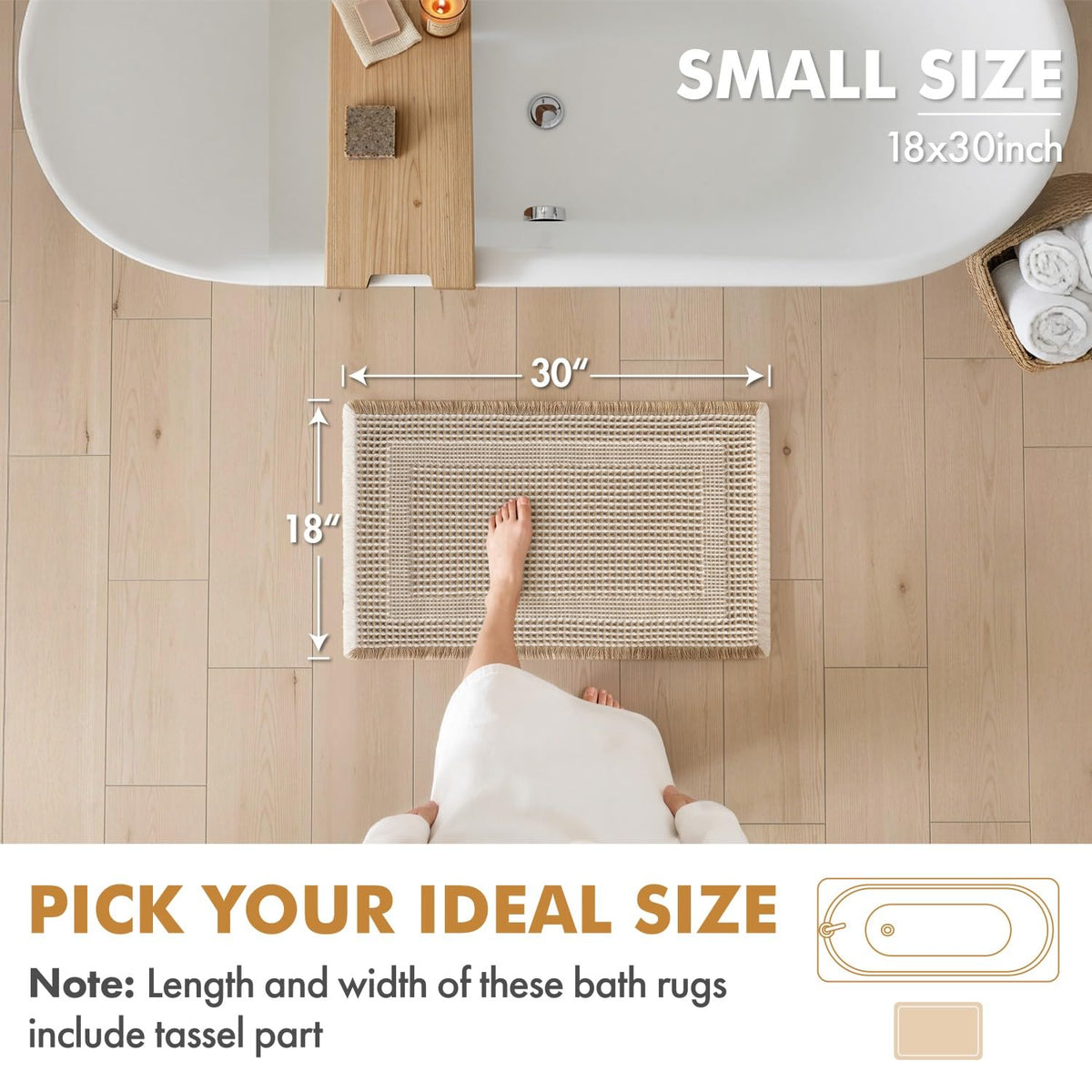 MIULEE cloud-soft comfort post-shower experience for feet