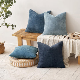 MIULEE 20x20 pillow cover set suited for coastal and farmhouse decor.