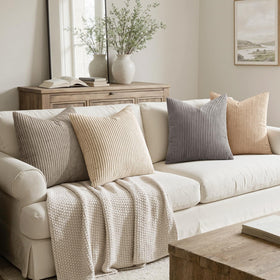 MIULEE corduroy pillow cover 18x18 adds luxurious texture to sofa decor