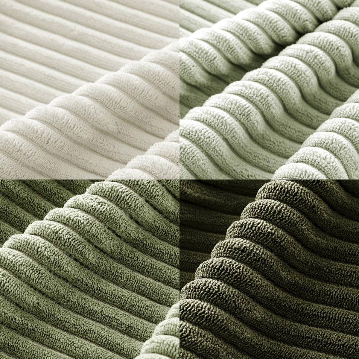 MIULEE soft corduroy pillow cover with boho stripe adds cozy texture to bedrooms