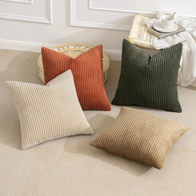 MIULEE corduroy weave texture close-up showing durable decorative fabric