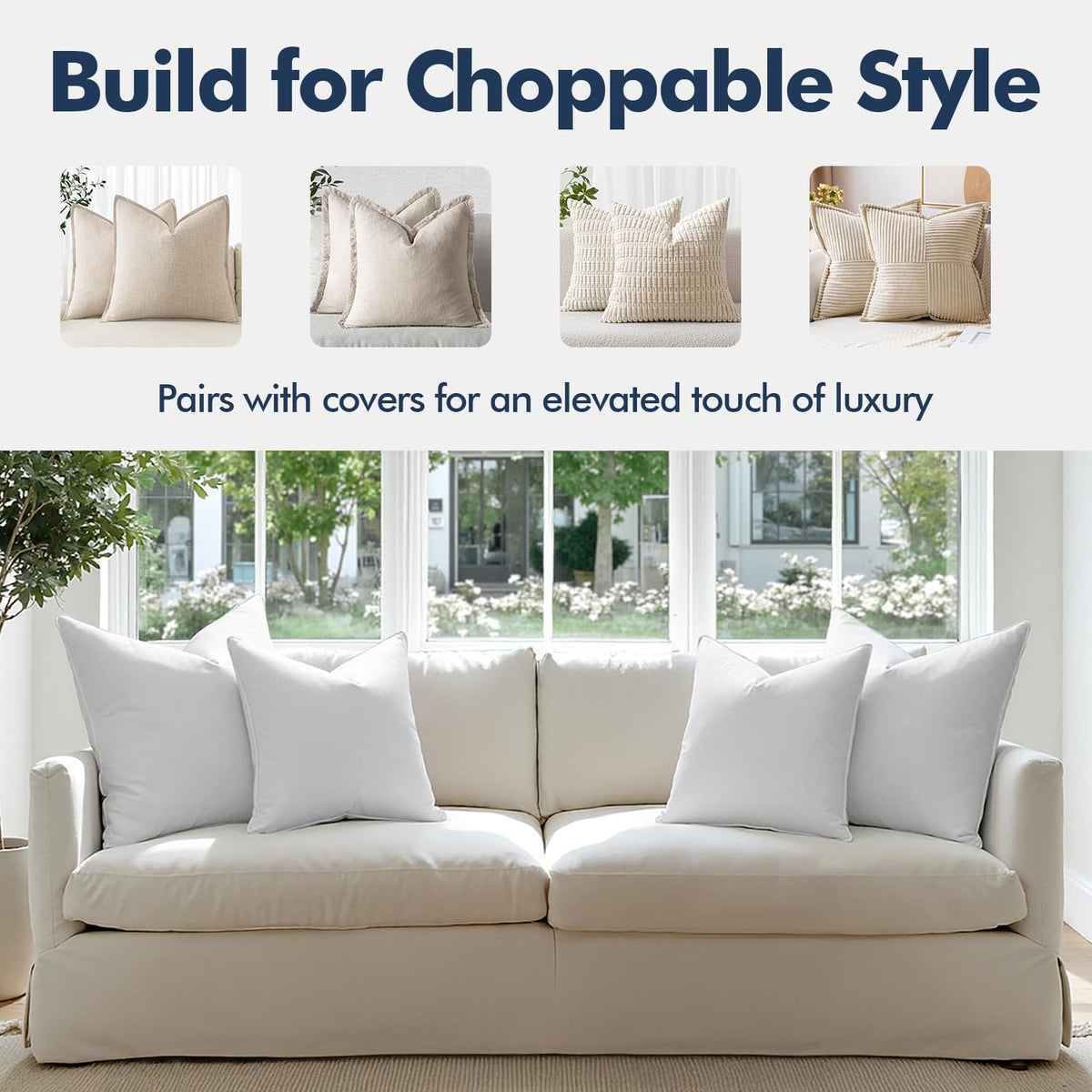 MIULEE cotton cover with silk inner liner emphasizes durability and breathability.
