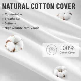 MIULEE cotton cover texture emphasizes breathable, skin-friendly fabric