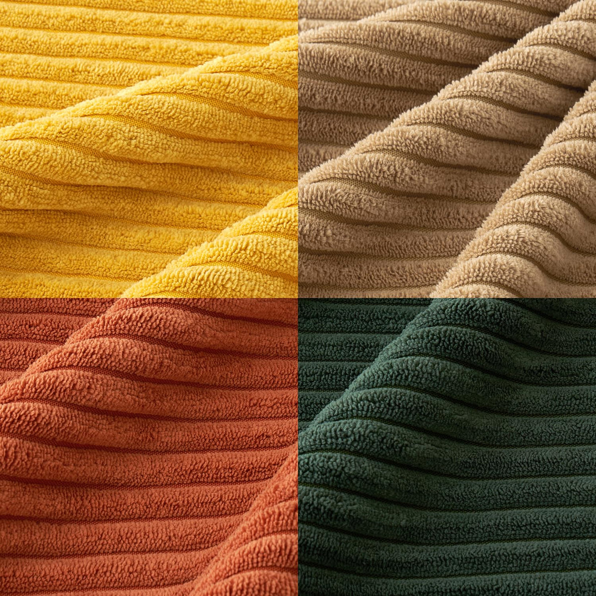 MIULEE 18x18 corduroy pillow cover in warm tones creates inviting living spaces.