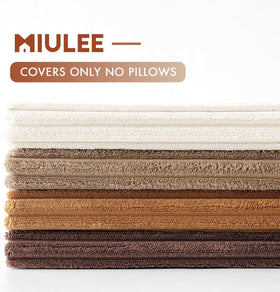 Cozy reading nook with MIULEE pillow covers and soft textures