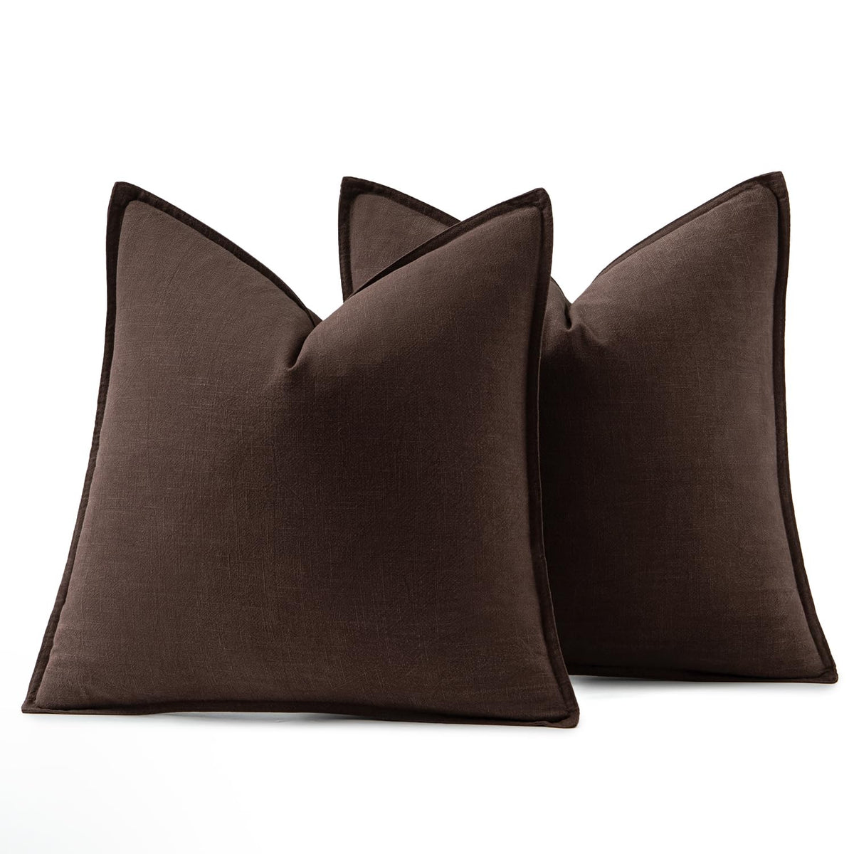 MIULEE decorative pillow cover enhances couch aesthetics with neutral tones.