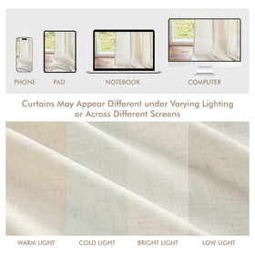 MIULEE 42-84 inch curtains suitable for various windows and decor styles