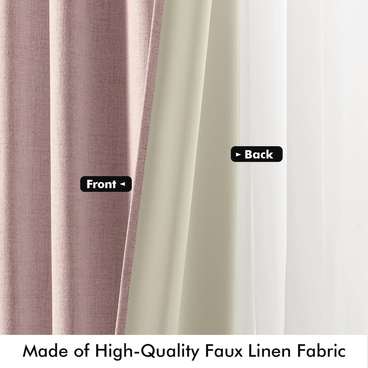 MIULEE curtain design highlighting thermal insulation technology.
