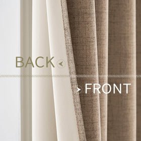 MIULEE triple weave curtains help stabilize temperature and reduce drafts.