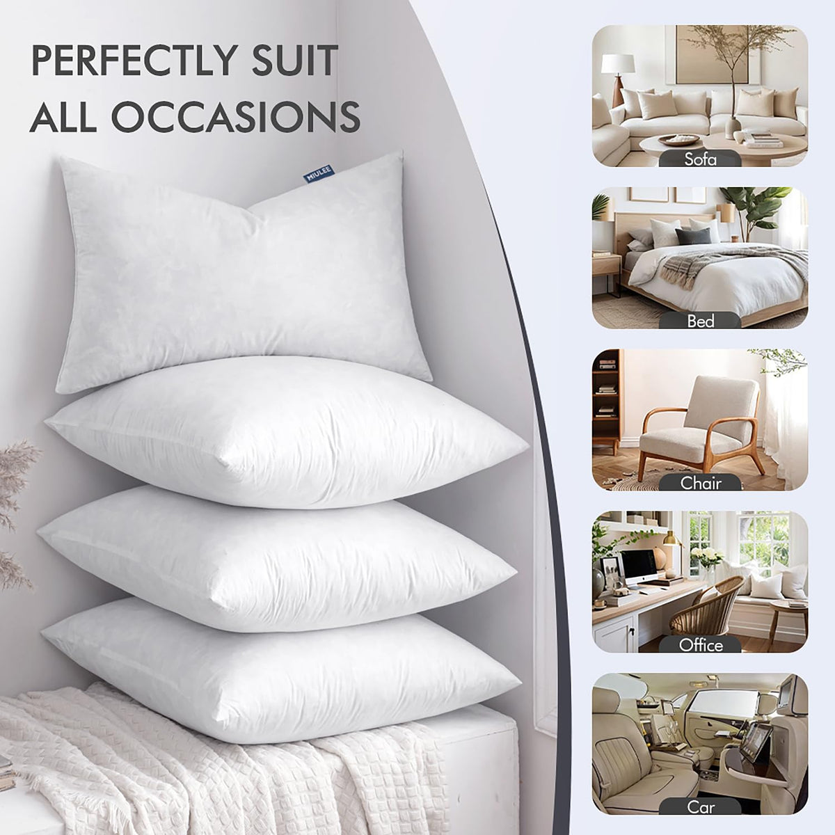 MIULEE decorative inserts ready to elevate living spaces