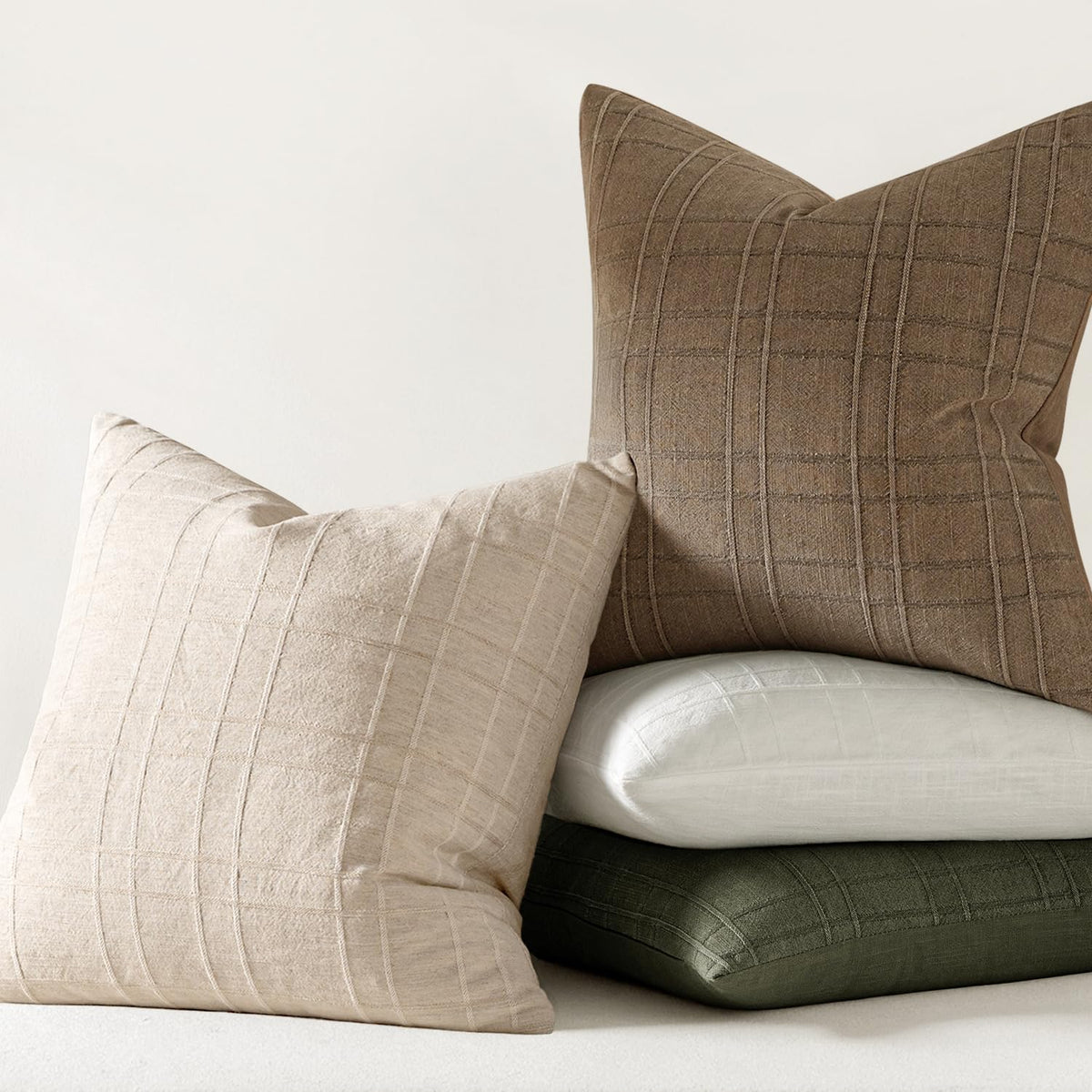 MIULEE 22x22 pillow cover set of two offers easy decorating options.
