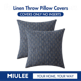 MIULEE decorative pillow cover ideal for sofa or bed styling.