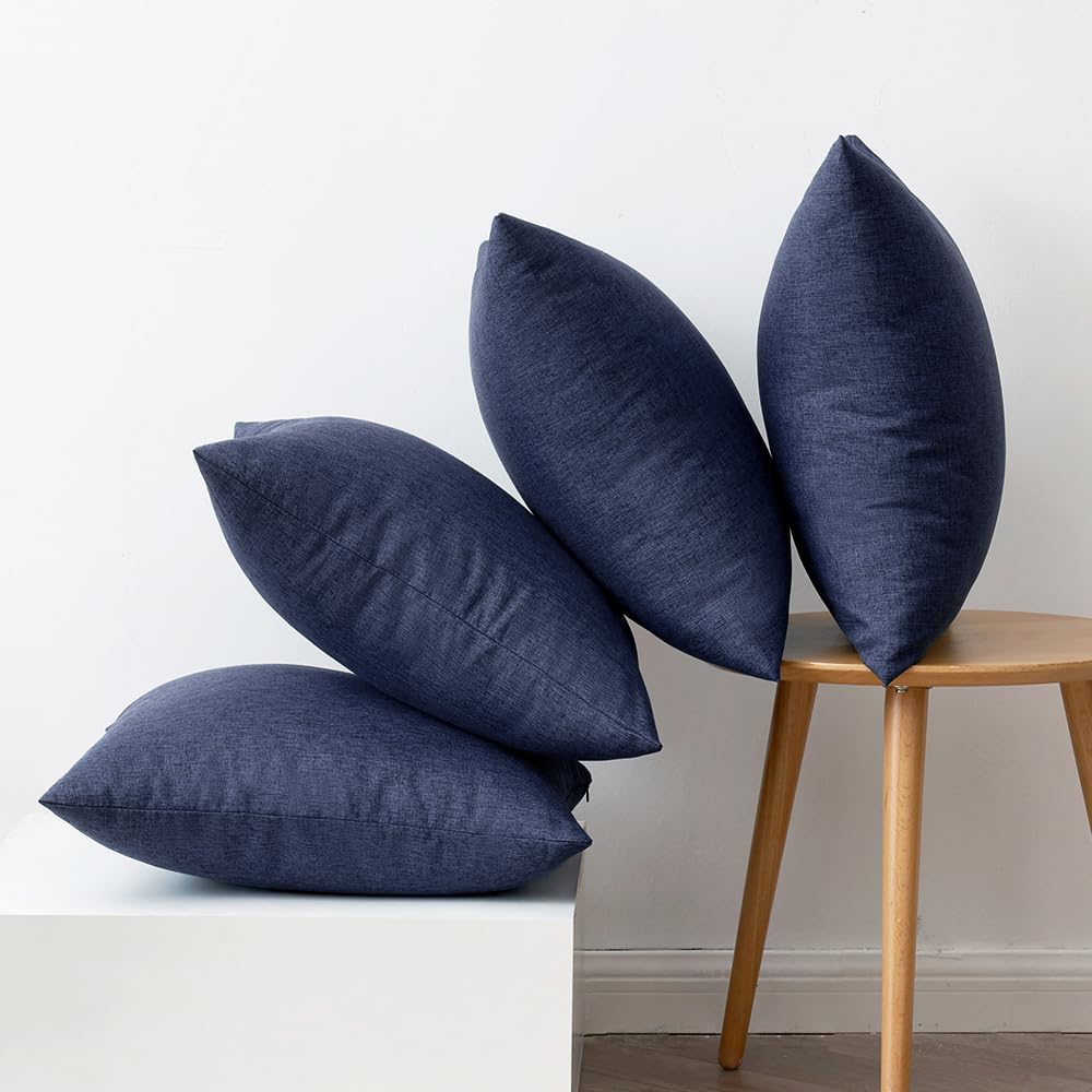 MIULEE decorative pillow cover ideal for porch, garden, and patio seating