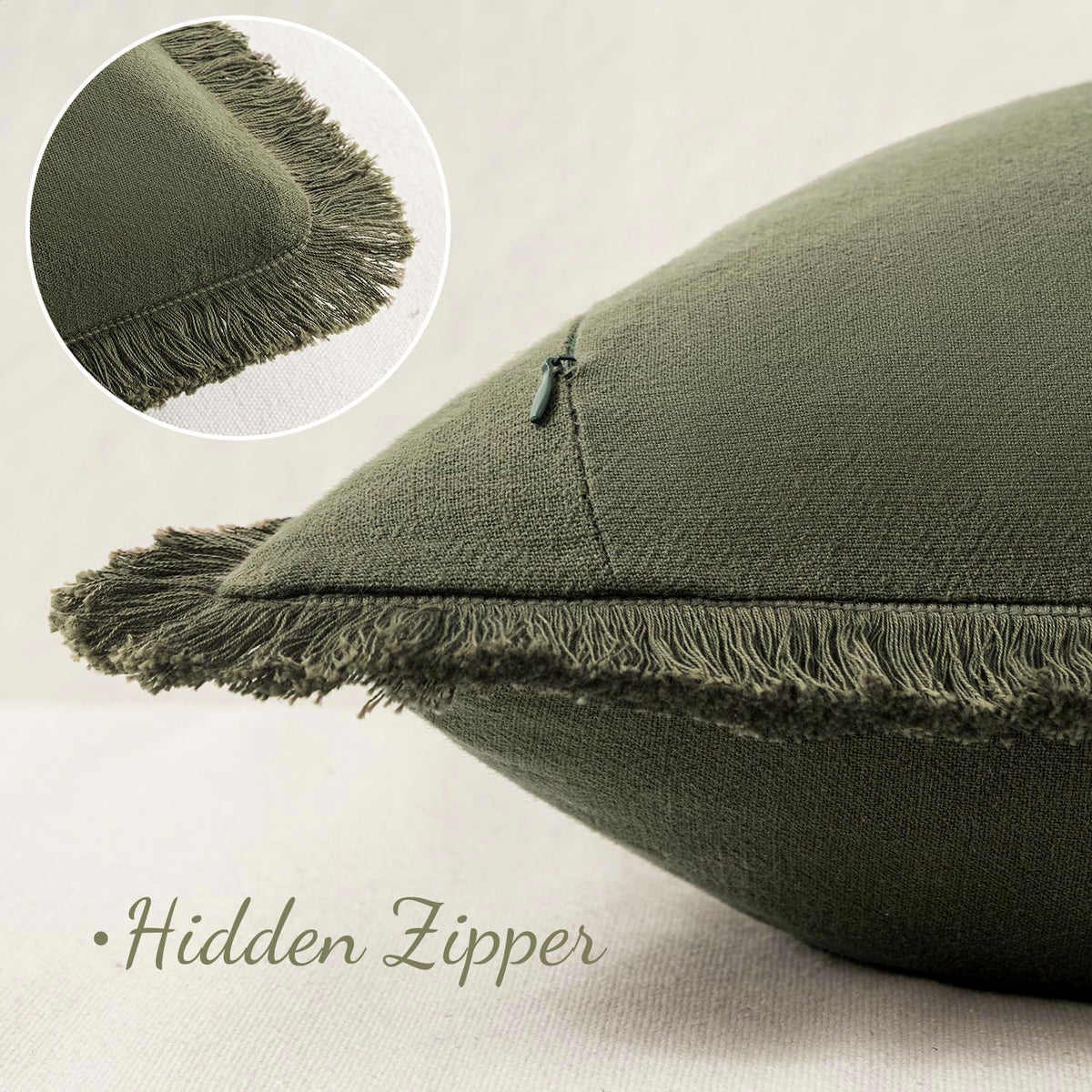MIULEE soft-touch pillow cover elevates couch comfort during evenings.
