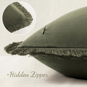 MIULEE soft-touch pillow cover elevates couch comfort during evenings.