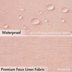 MIULEE thick faux linen texture emphasizing privacy and durability