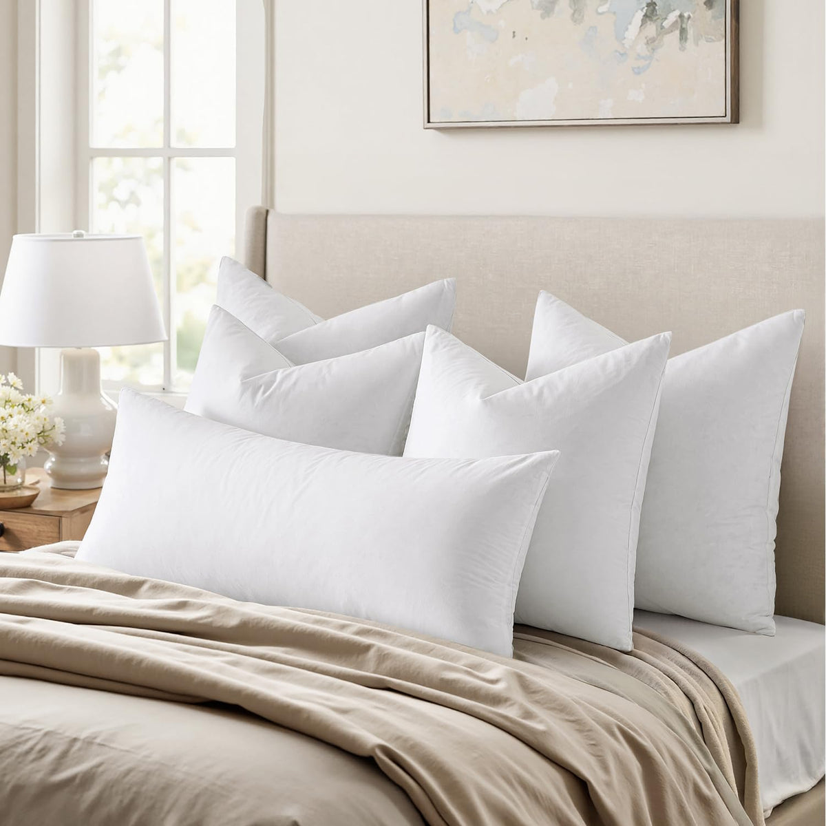 MIULEE double-layer cotton cover prevents feather leakage