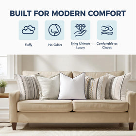 MIULEE down-alternative filling 850g delivers plush loft and lasting shape