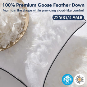 MIULEE down-proof cover close-up with durable stitching for lasting use