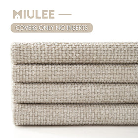 MIULEE easy care chenille pillow cover can be machine washed.