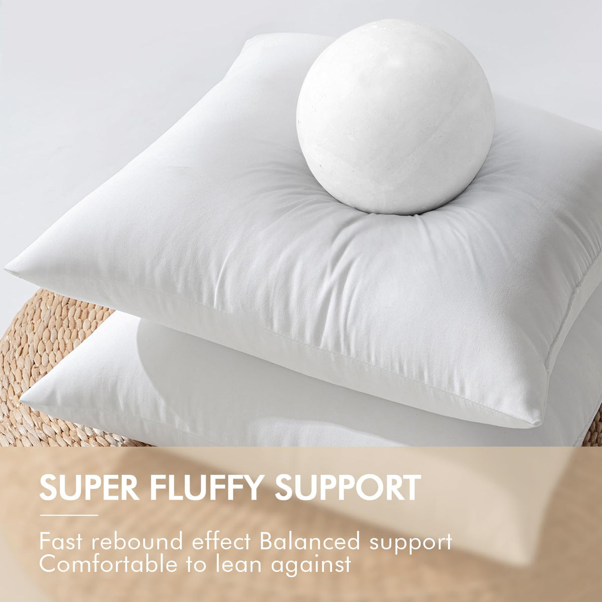 MIULEE pillow inserts dry and fluff easily for ongoing comfort