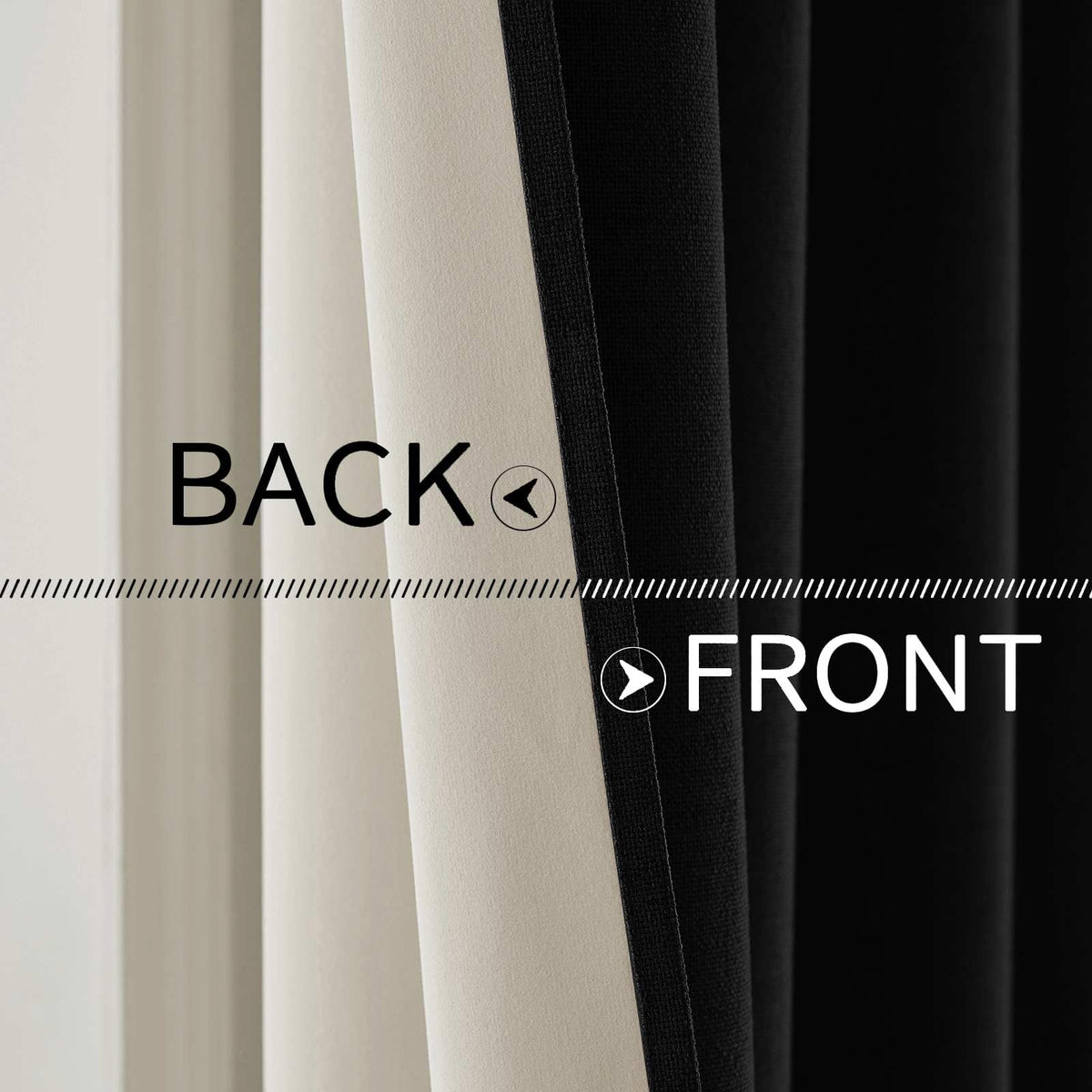 MIULEE easy care linen curtains stay smooth after gentle washing.