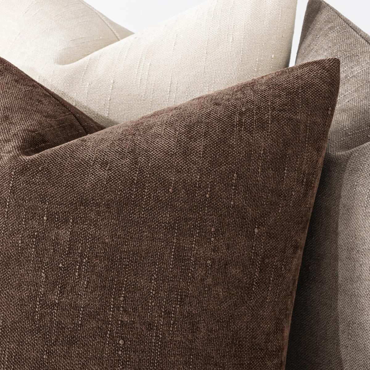 MIULEE elevate home decor with chocolate brown cushion on living room couch