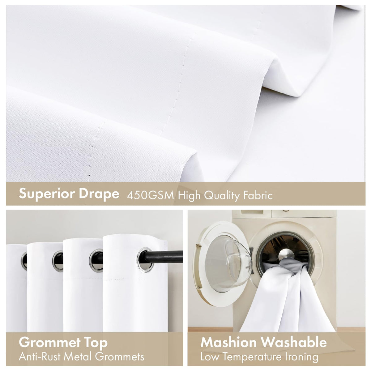 MIULEE energy-saving curtains reduce heat transfer for seasonal comfort.