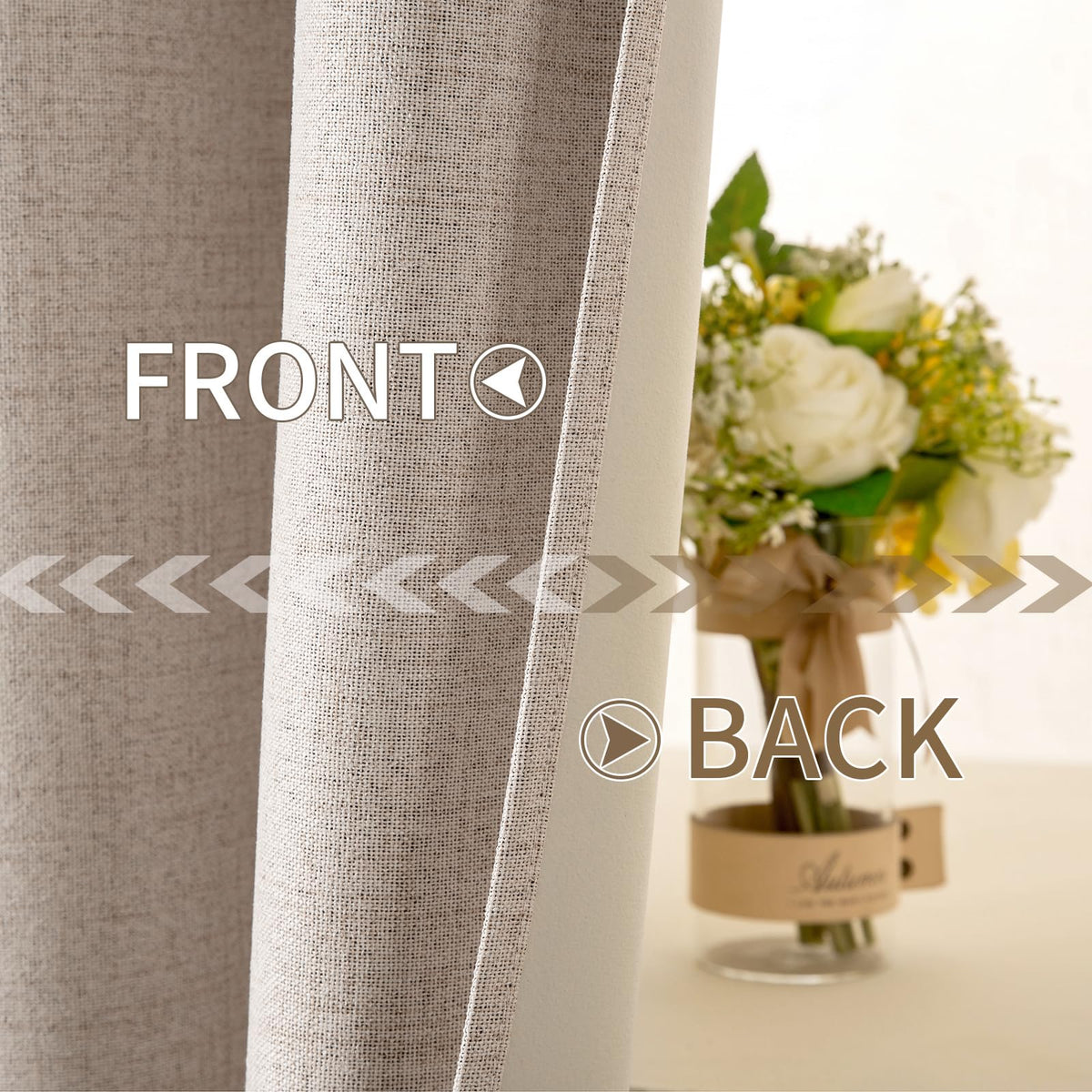 Energy-efficient MIULEE triweave curtains help regulate indoor temperature
