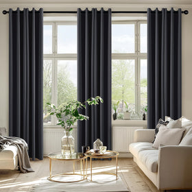 MIULEE room-darkening curtains offer thermal insulation for comfort and energy use.