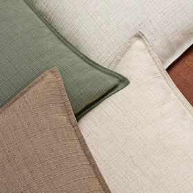 MIULEE euro sham cover 2-pack set shown in stylish packaging.