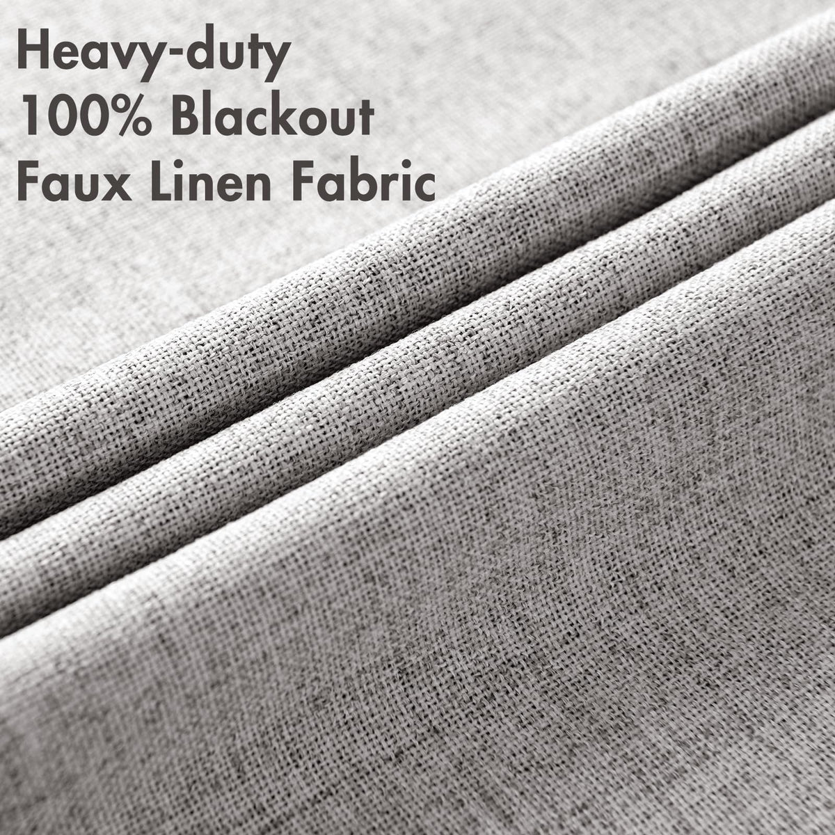 MIULEE easy-care faux linen curtains are simple to iron and refresh.
