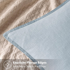 MIULEE pillow cover with flange edge adds a classic, idyllic touch.