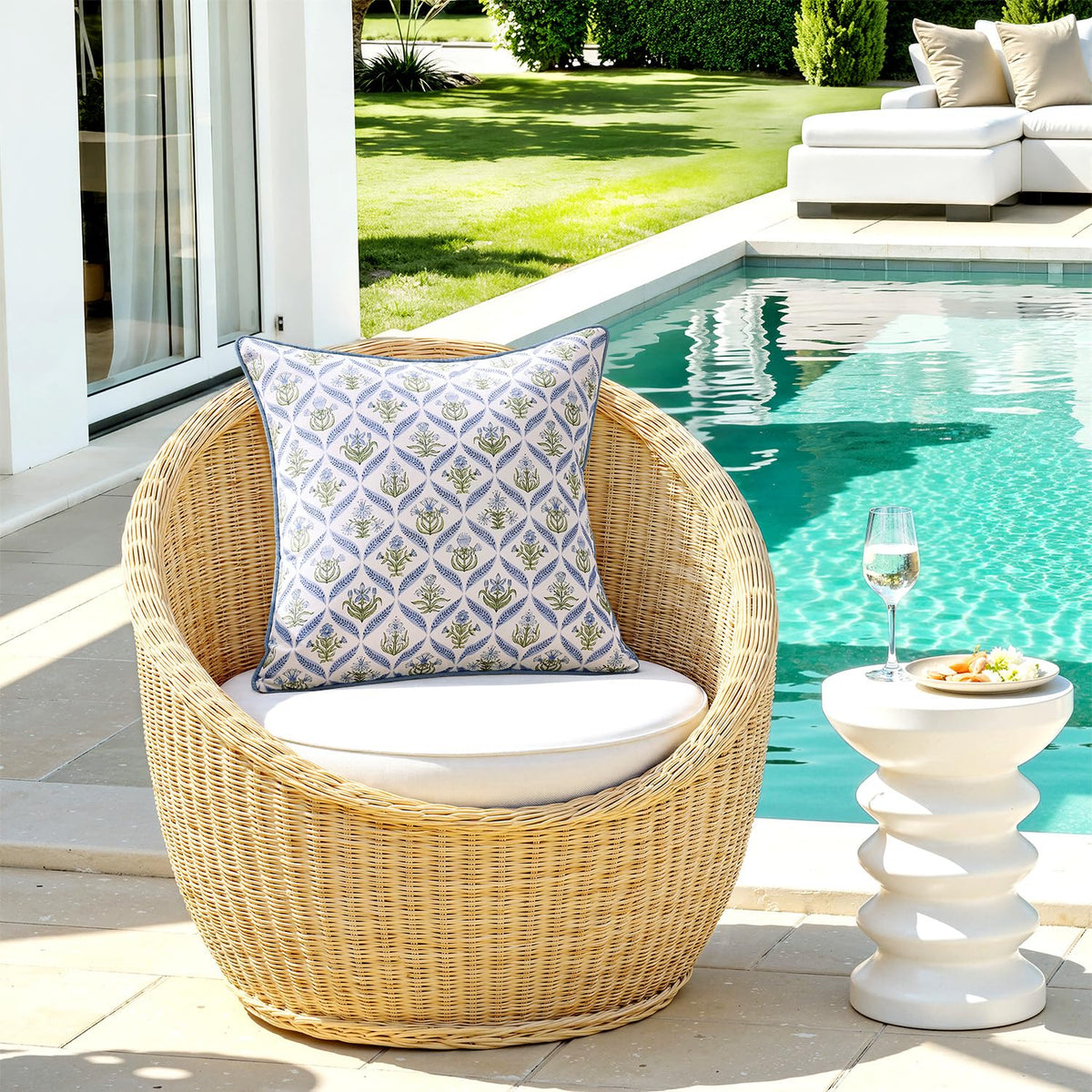 MIULEE pillow cover double-sided print for flexible styling on couches