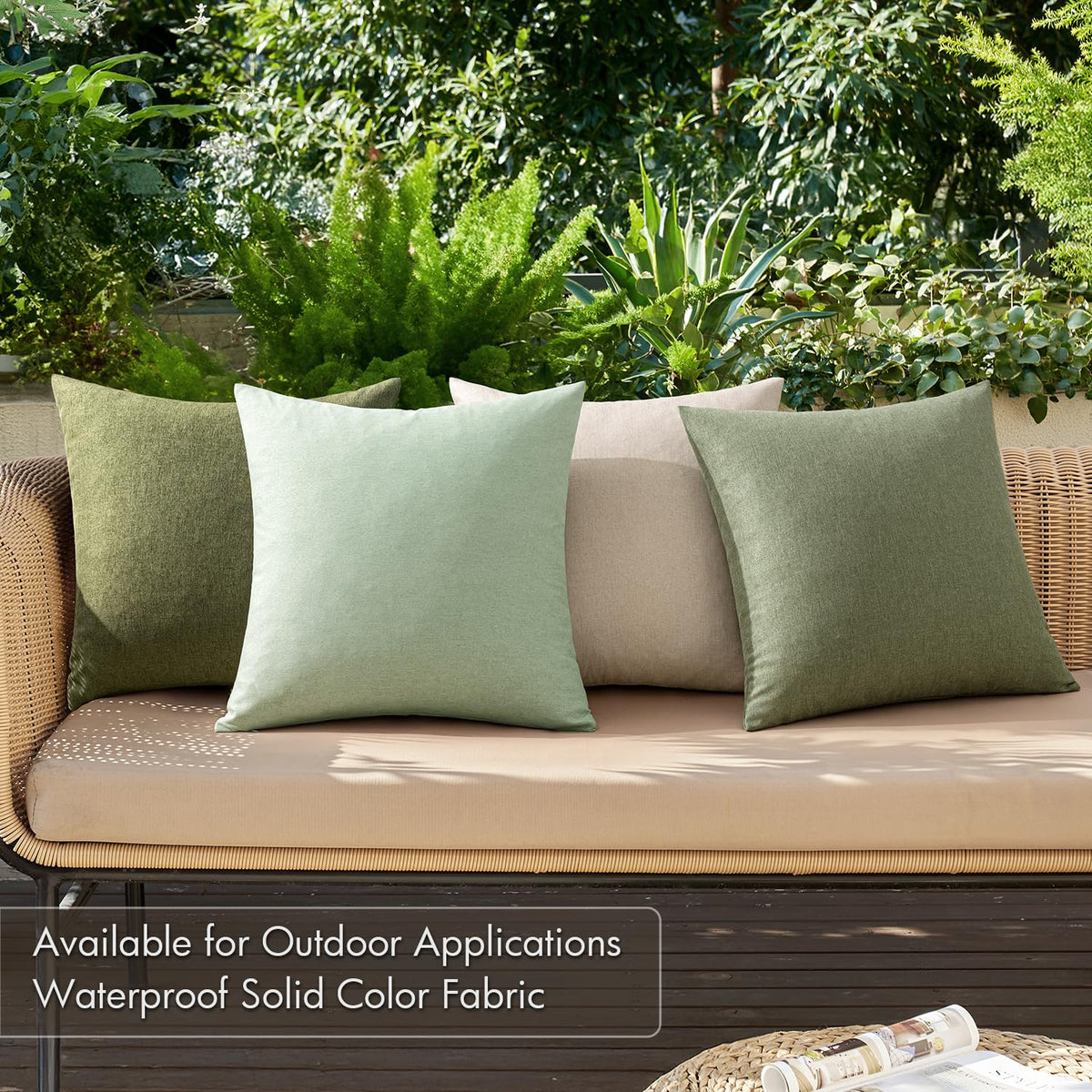 MIULEE 4-pack colors enhances patio decor with easy mix-and-match.