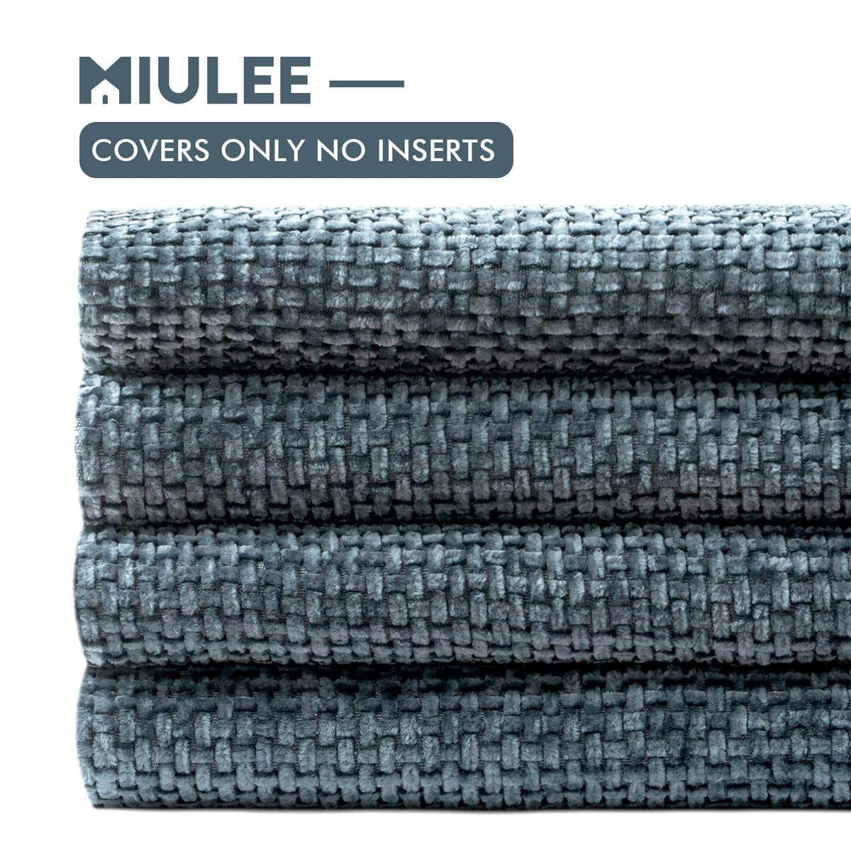 MIULEE four-pack pillow cover set ready for immediate styling